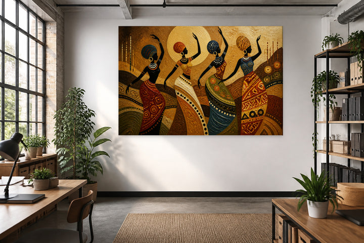 Abstract African dance – interior view 3