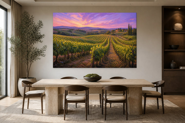 Vineyards in the hills – interior view 2