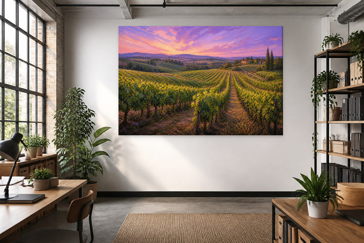 Vineyards in the hills – interior view 3