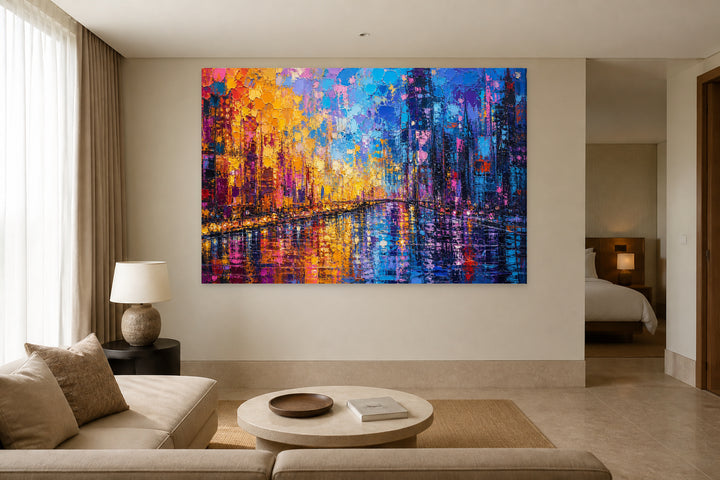 Colored city in oil – interior view 3
