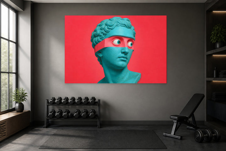 Roman bust - pop portrait – interior view 1