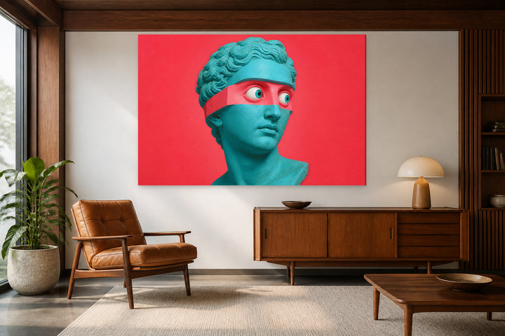 Roman bust - pop portrait – interior view 2