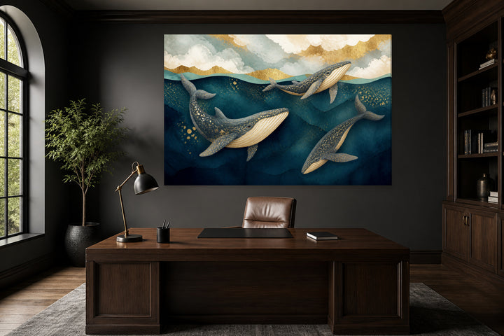 Dance whales – interior view 1