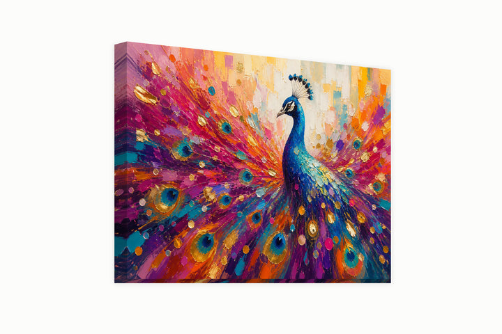 The magic of the peacock – front view