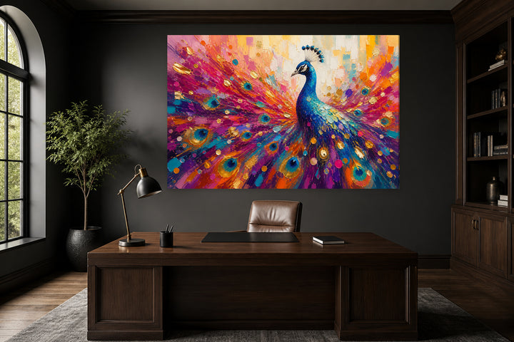 The magic of the peacock – interior view 1
