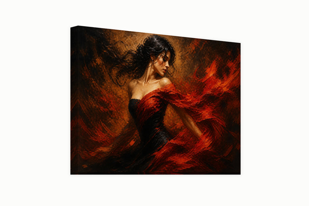 Passionate woman – front view