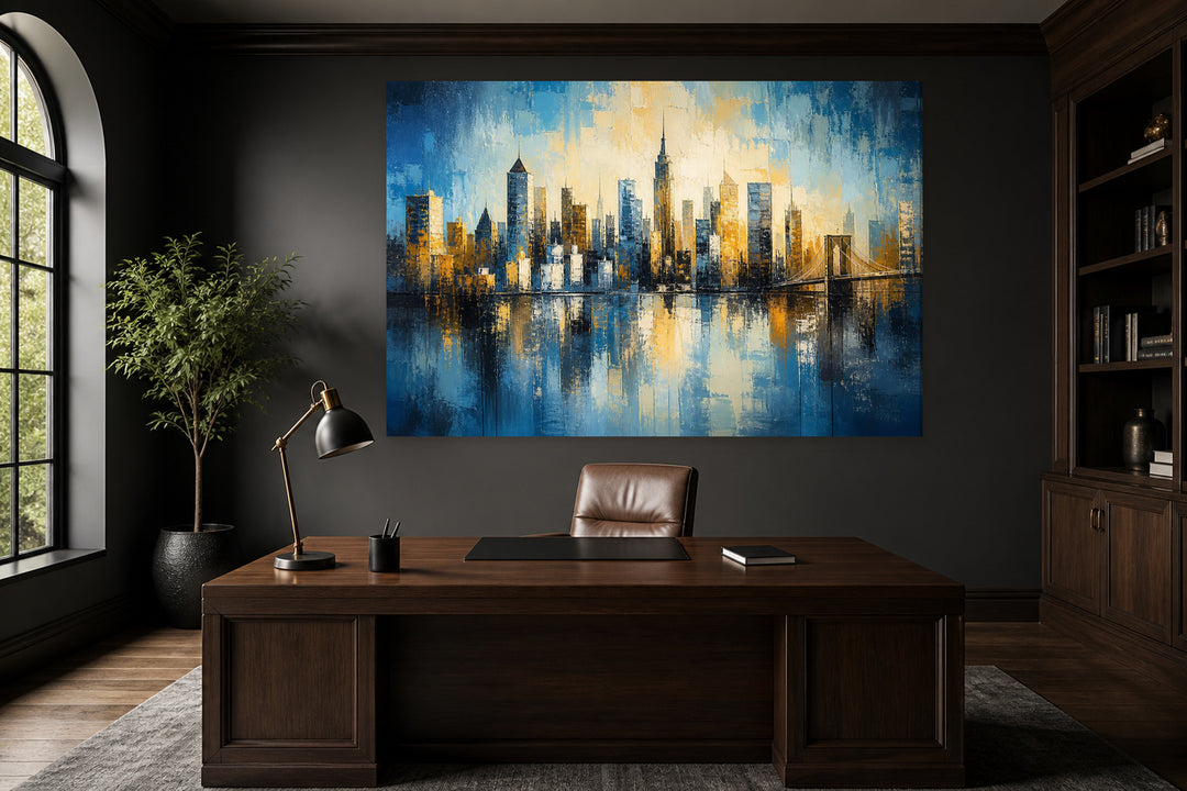 View of the city of New York – interior view 1
