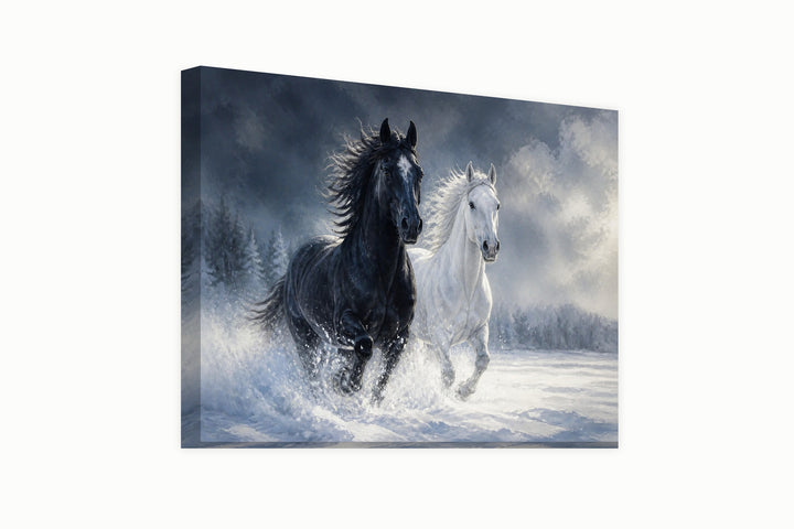 Horses together – front view