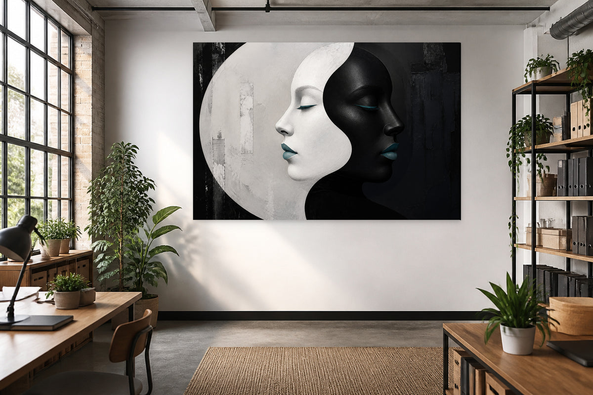 Black and white eighth