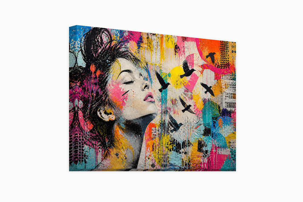 Life is Beautiful Square - Banksy — Edition 2 – front view