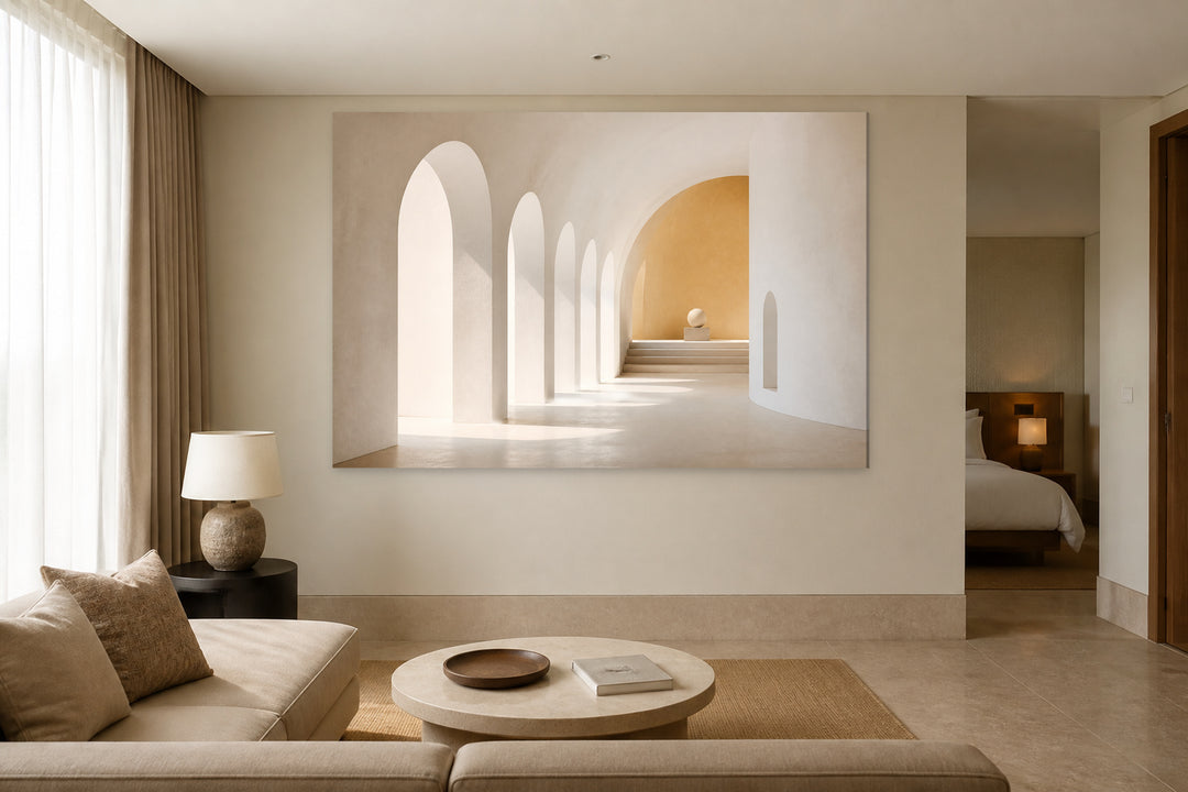 Contemporary white – interior view 3