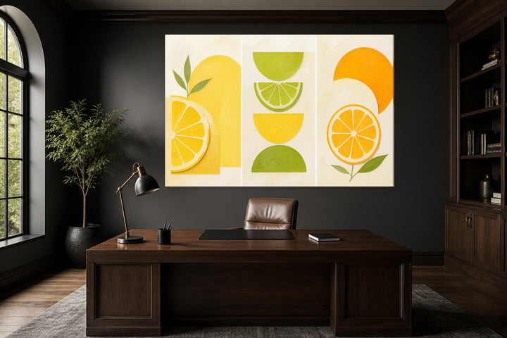 Modern citrus - 3 pieces set – interior view 1