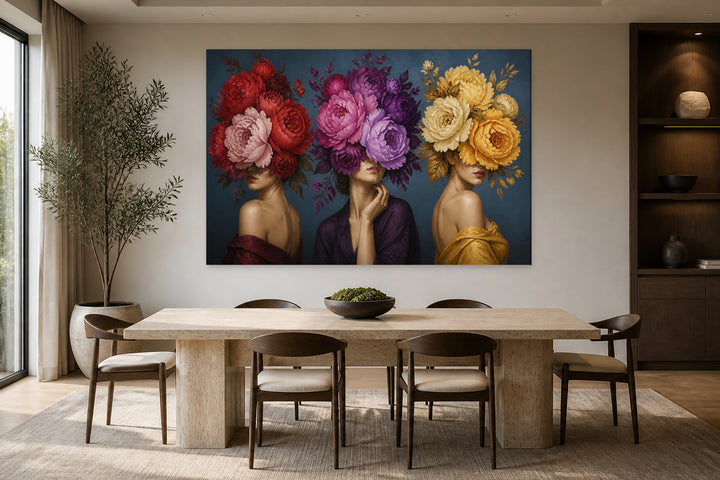 Women and bouquets - 3 pieces set – interior view 2