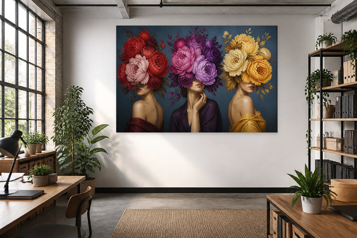 Women and bouquets - 3 pieces set – interior view 3