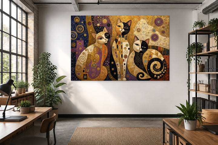 Cats - Klimt - 3 Piece set – interior view 3