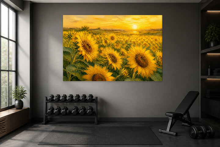 Sunflowers – interior view 1