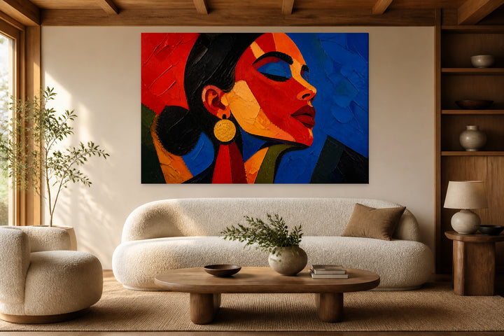 Look Abstract in Red – interior view 1