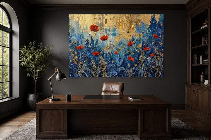 Papaveri Rossi nel Sea Cobalt – interior view 1