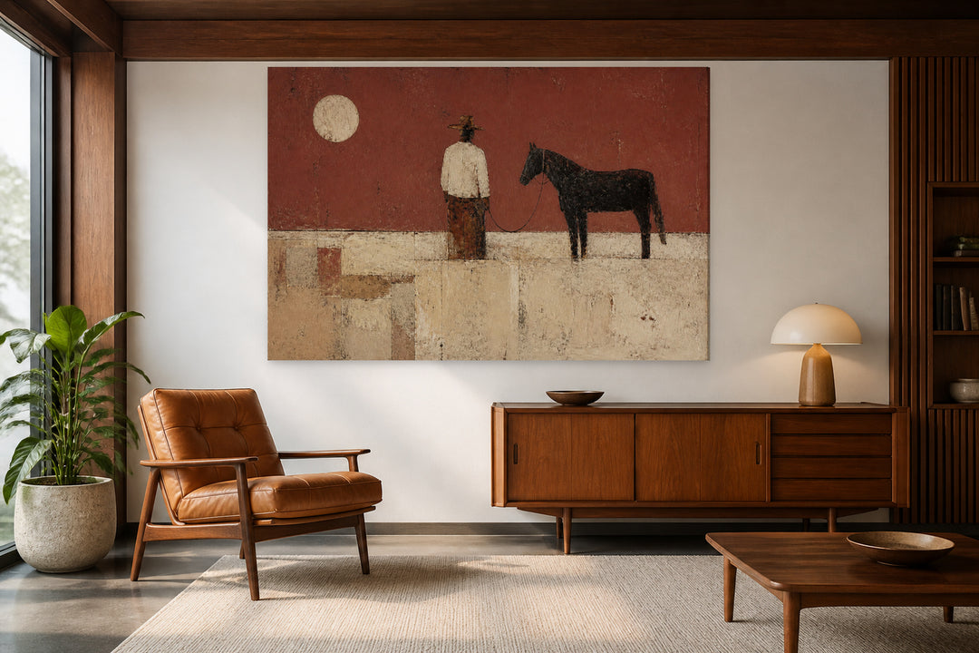 Uomo, Cavallo, Orizzonte – interior view 2