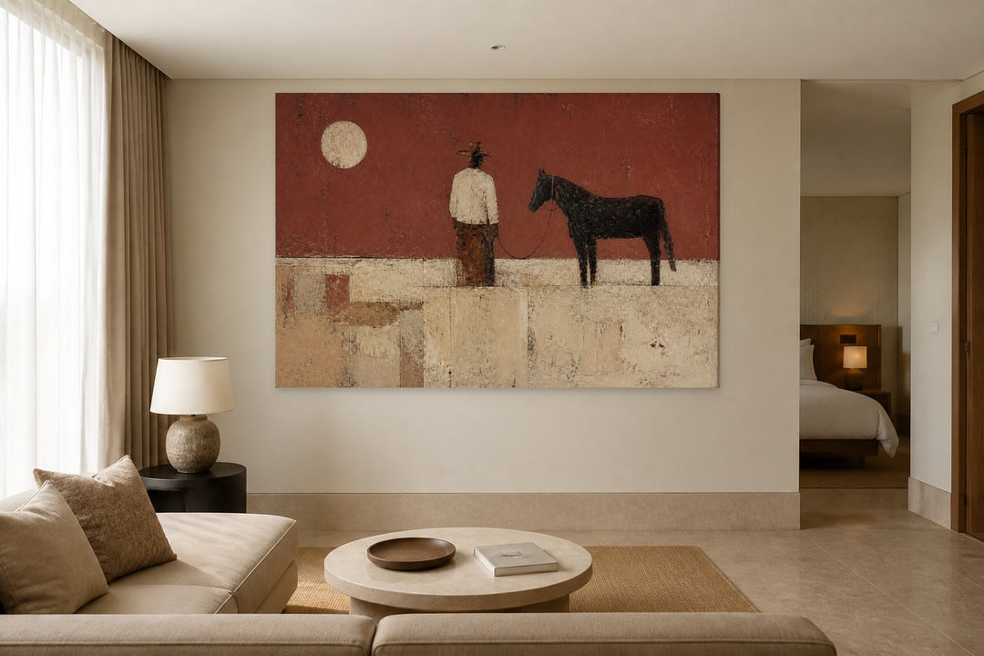 Uomo, Cavallo, Orizzonte – interior view 3