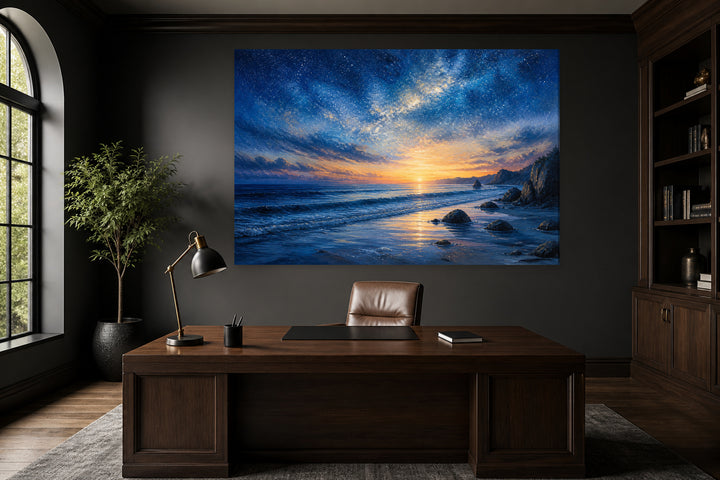 Sea and beach at dawn — Edition 2 – interior view 1