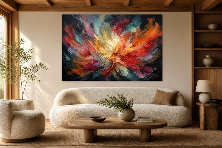 Pennellate di petali arcobaleno – interior view 1