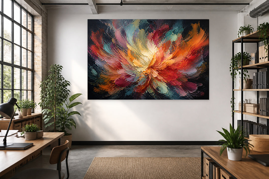 Pennellate di petali arcobaleno – interior view 3