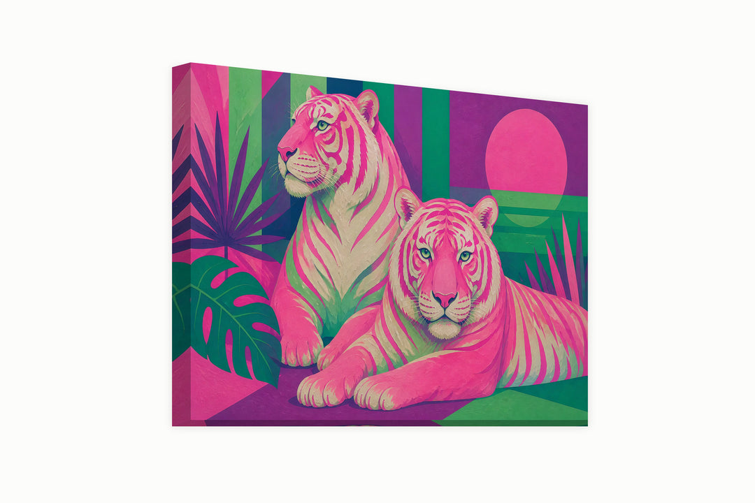Vintage tigers fluo – front view