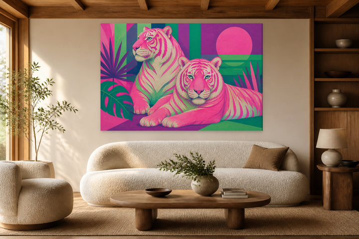 Vintage tigers fluo – interior view 1