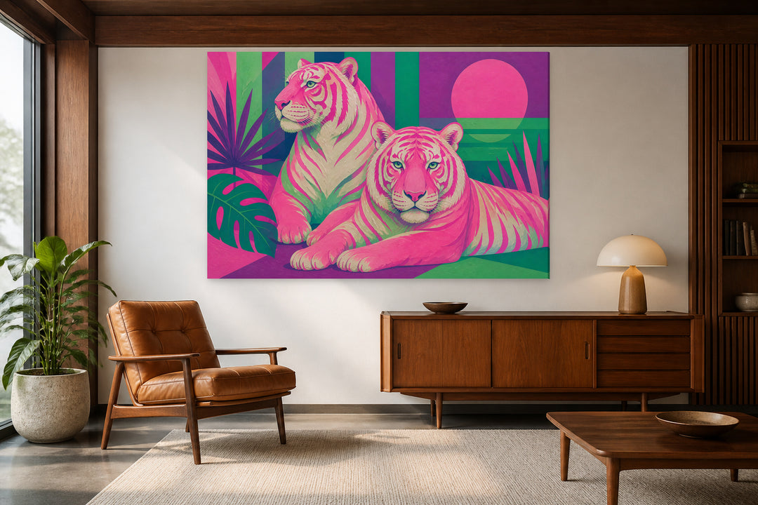 Vintage tigers fluo – interior view 2