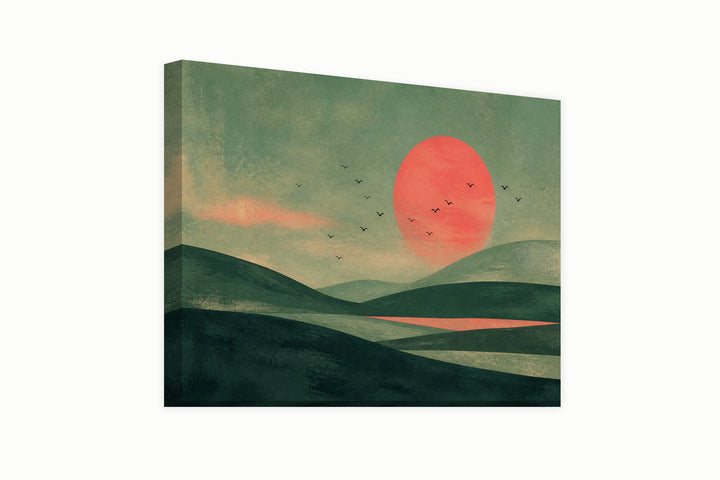 Tramonto sul verde – front view