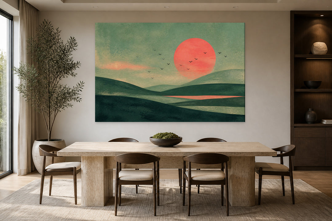 Tramonto sul verde – interior view 2