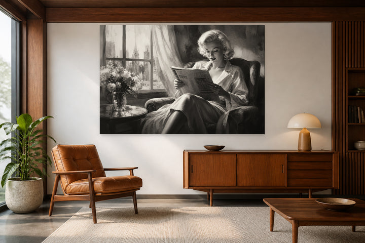 Marilyn Monroe Daily reading – interior view 2