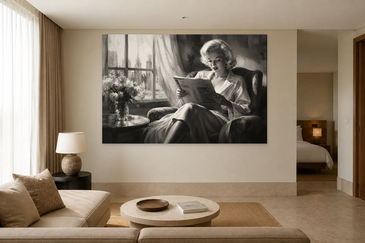 Marilyn Monroe Daily reading – interior view 3