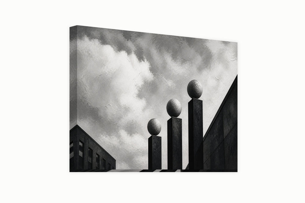 Three points of silence – front view
