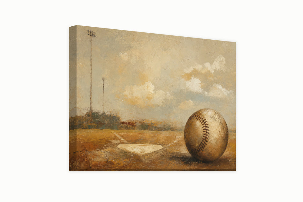 Between the bases and the sky – front view