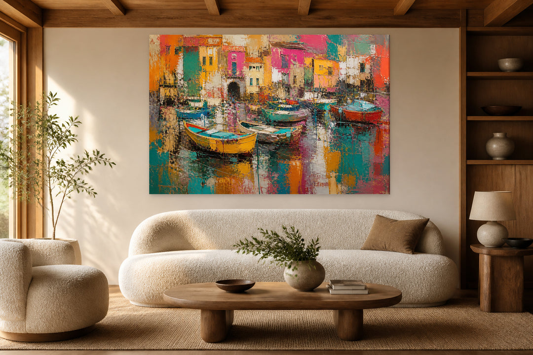 Ocher green boats — Edition 11 – interior view 1