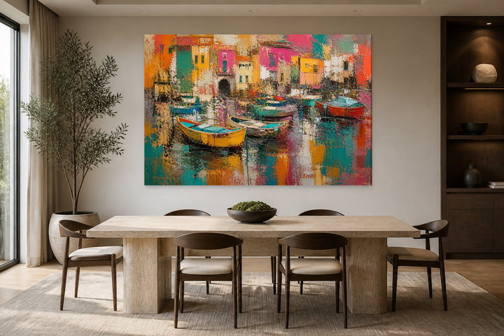 Ocher green boats — Edition 11 – interior view 2