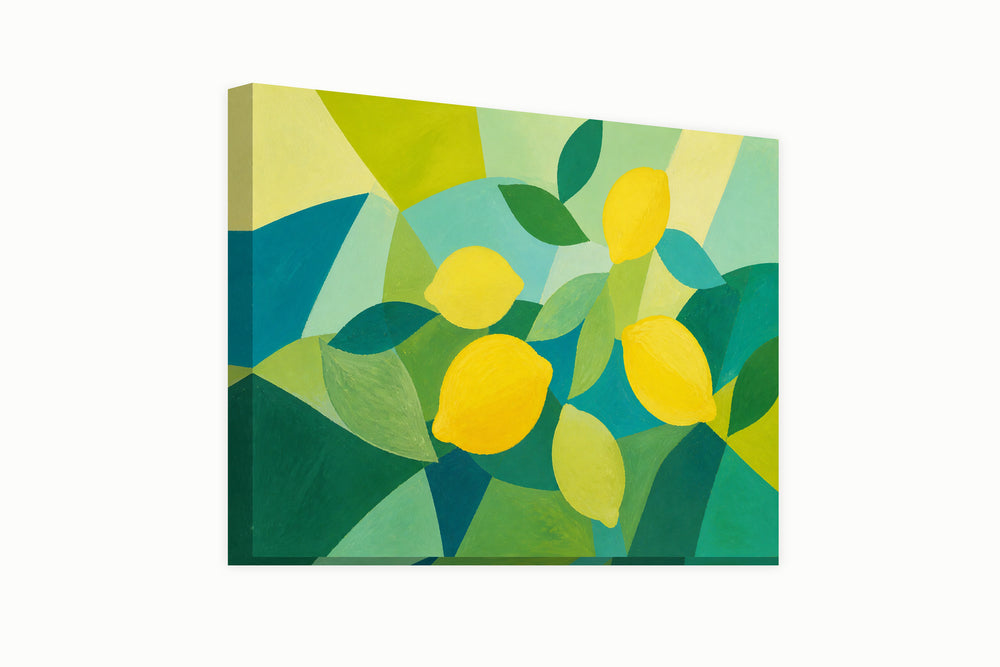 Abstract lemons – front view