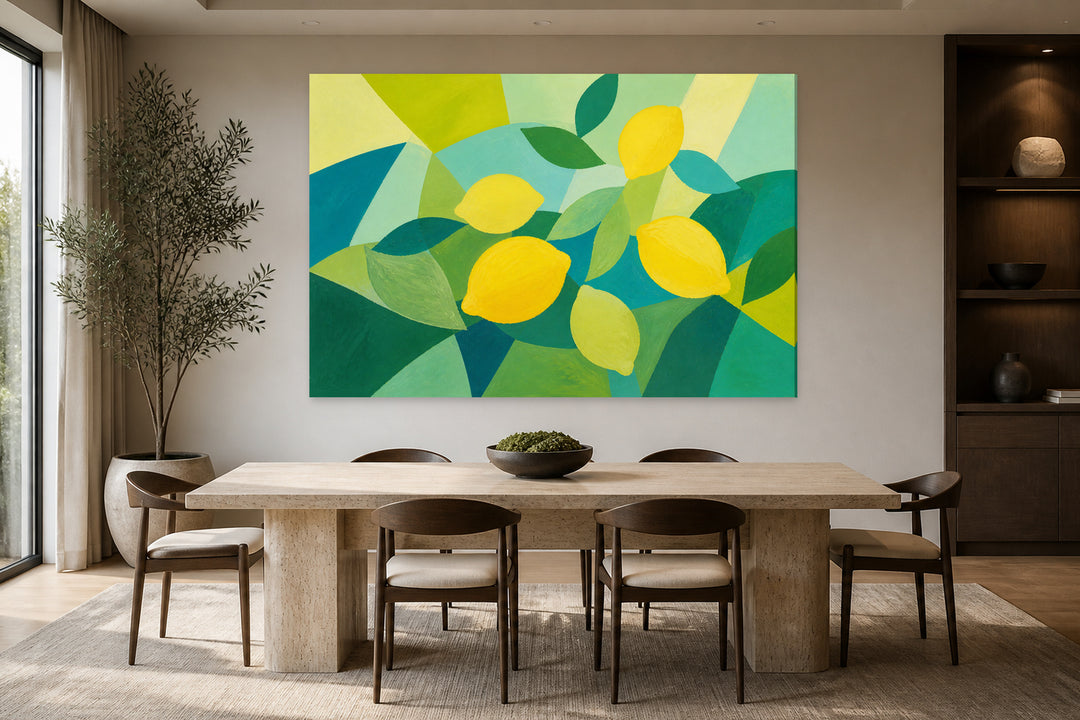 Abstract lemons – interior view 2