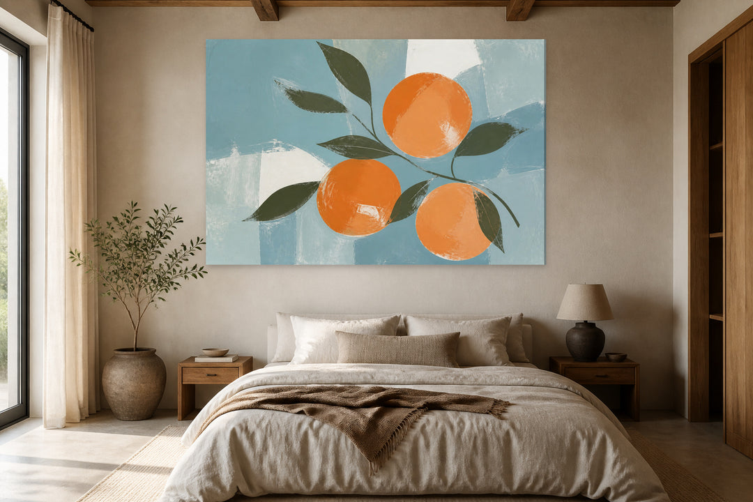 Minimal oranges – interior view 1