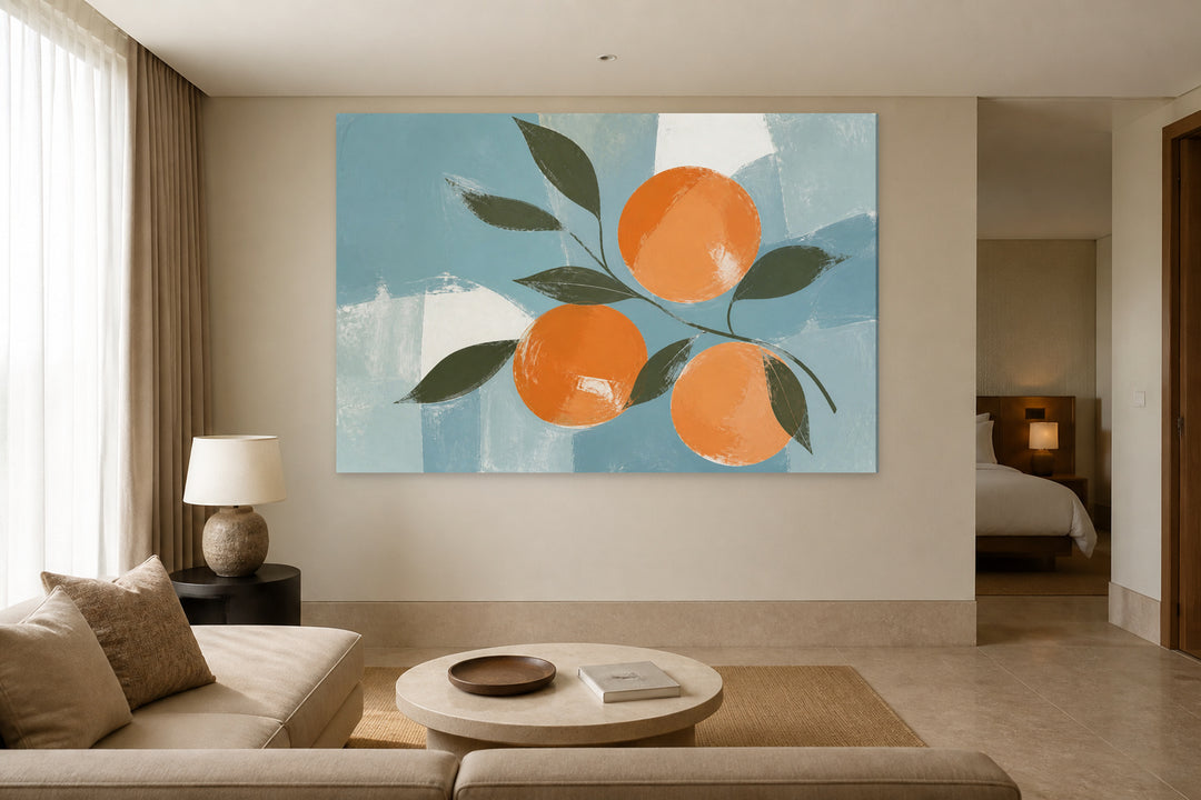 Minimal oranges – interior view 2
