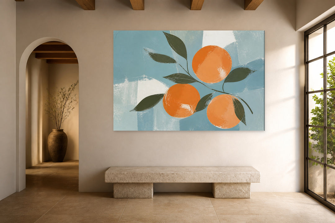 Minimal oranges – interior view 3