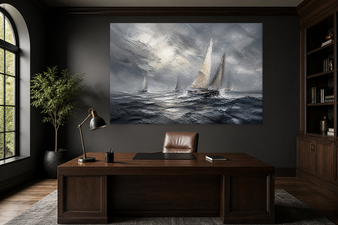Storm at sea – interior view 1