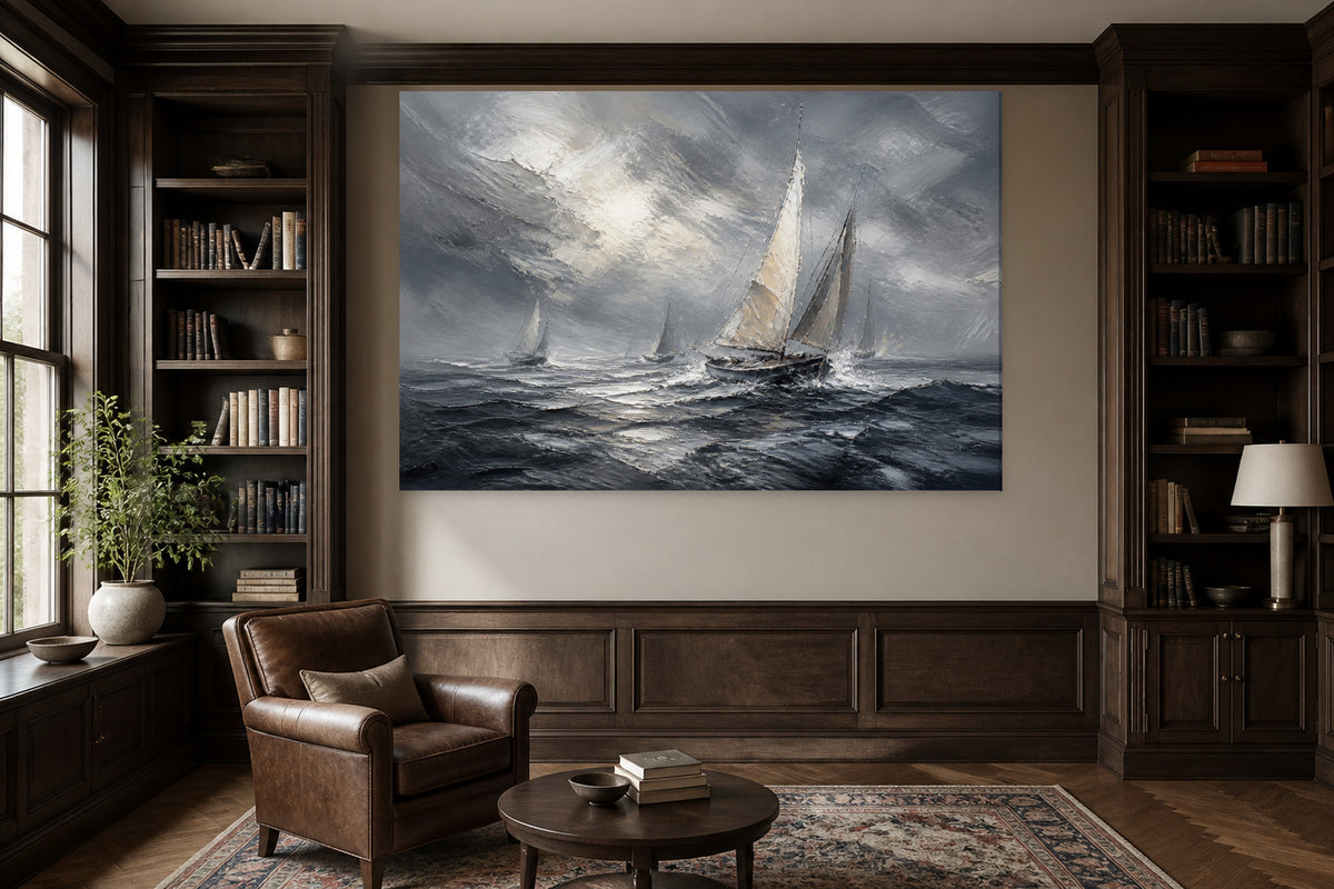 Storm at sea