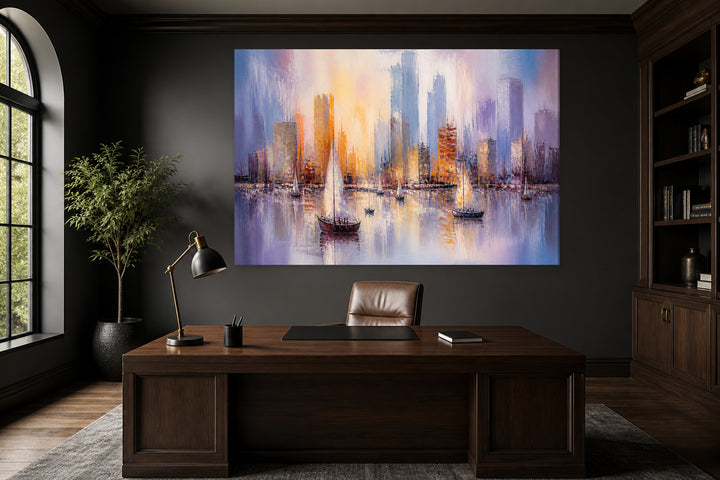 Sail boats in New York – interior view 1
