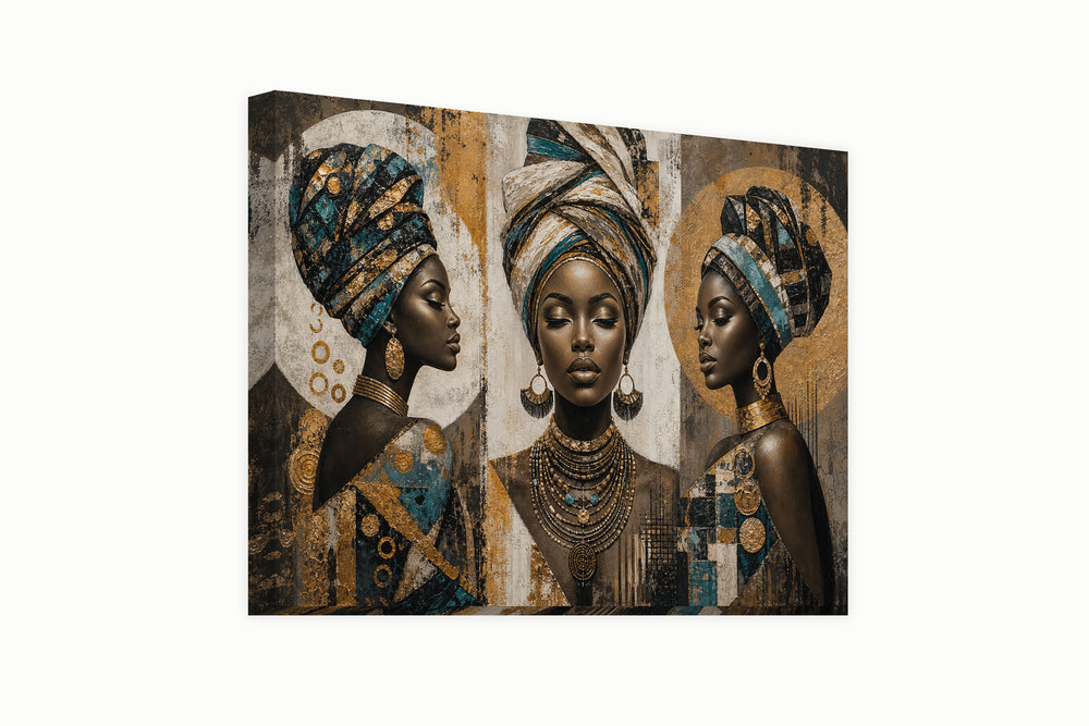 Beauty Afrincan - 3 pieces set – front view