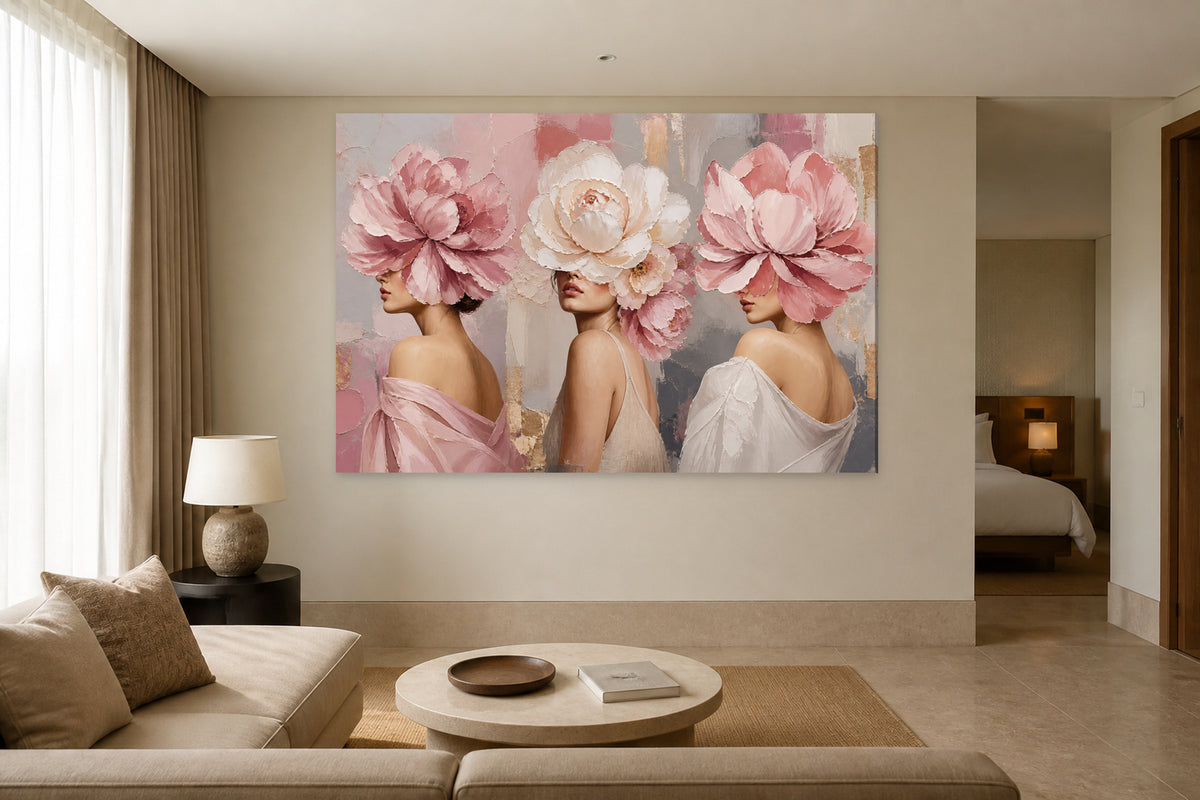 Femme florale - ensemble de 3 pièces