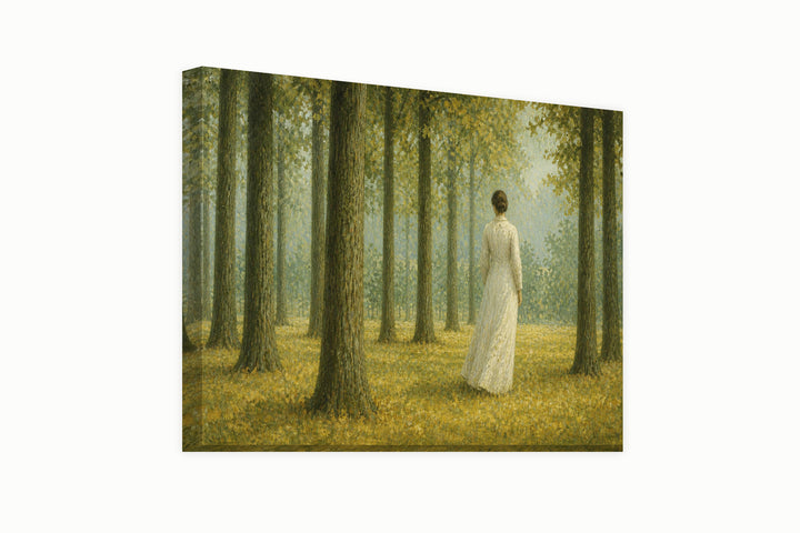 The signature in white - Magritte – front view