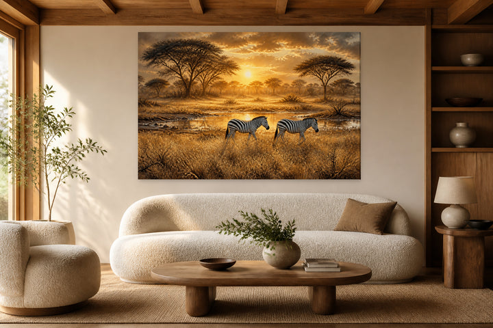 Zebre in Africa – interior view 1